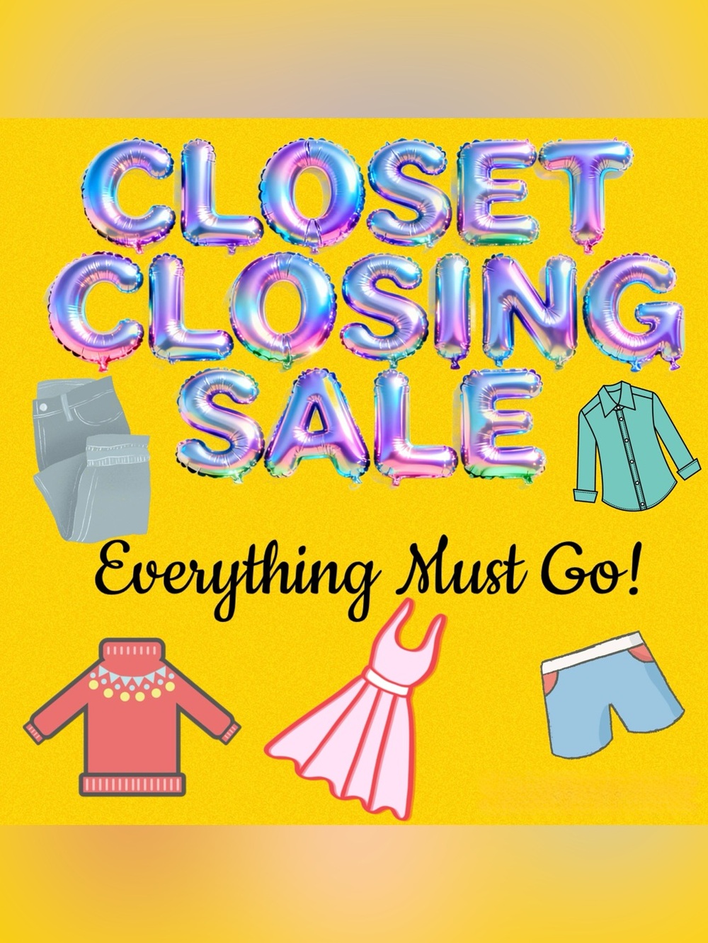 Closet Closing Sale